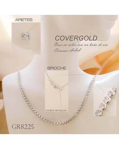 Collar De Circones Blancos