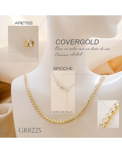 Collar De Circones Blancos