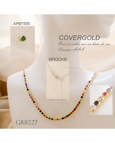 Collar De Circones Multicolor