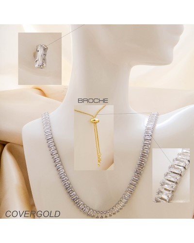Collar De Circones Blancos