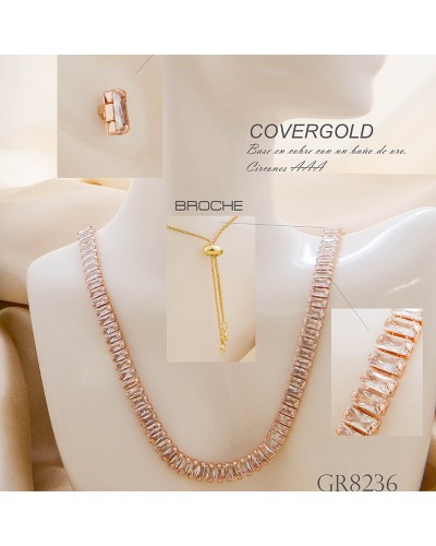 Collar De Circones Blancos