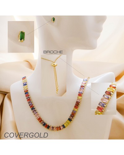 Collar De Circones Multicolor