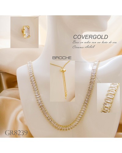 Collar De Circones Blancos