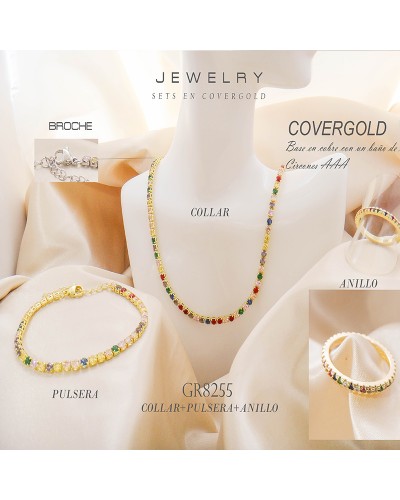 Set Anillo, Pulsera Y Collar