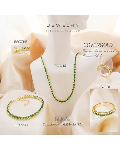Set Anillo, Pulsera Y Collar