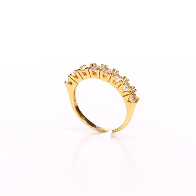 Anillo brillante en covergold