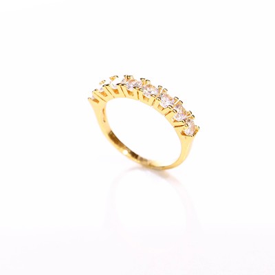 Anillo brillante en covergold