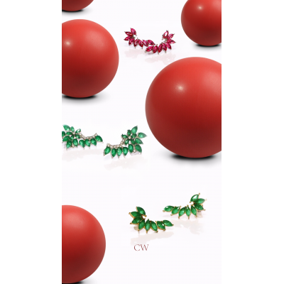 Aretes abanico de Marquis