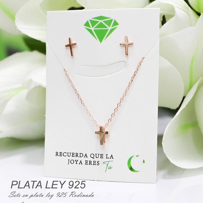 Collar de cruz Plata 925