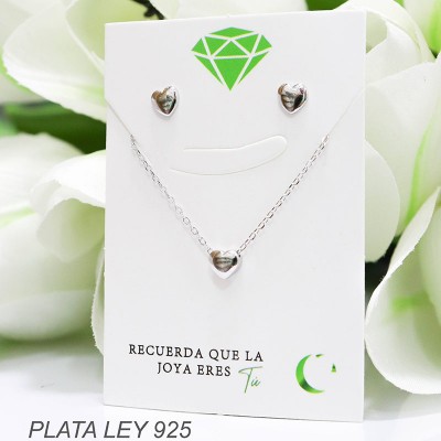 Collar corazón Plata 925
