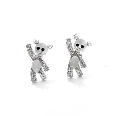 Aretes de oso Teddy en covergold