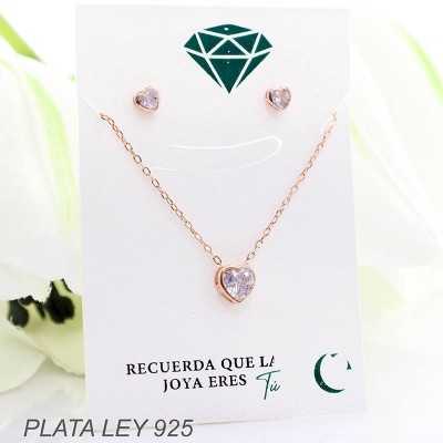 Set en plata ley 925