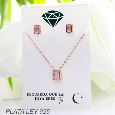 Set en plata ley 925