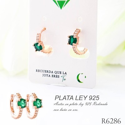 Candongas en plata ley 925