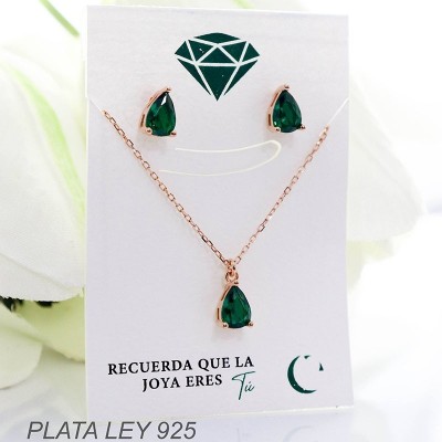 Set en plata ley 925