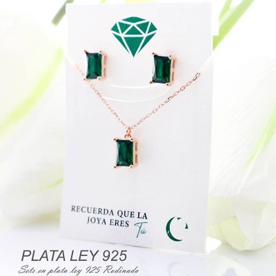 Set en plata ley 925