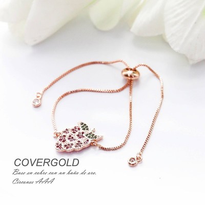 Pulsera de fruta en covergold