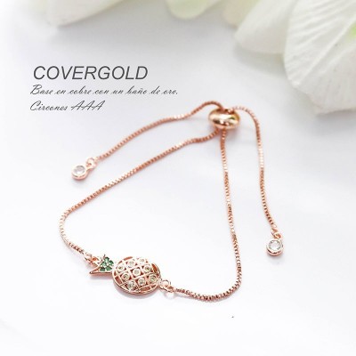Pulsera de fruta en covergold