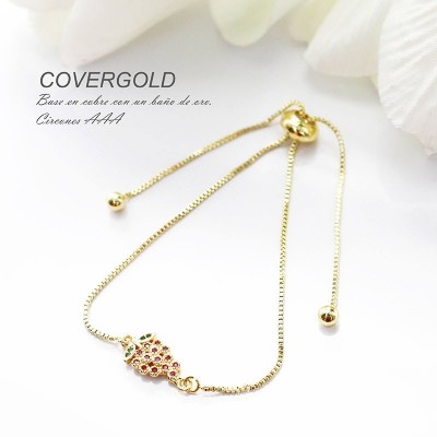 Pulsera de fruta en covergold