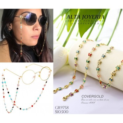 Cadena para gafas en covergold