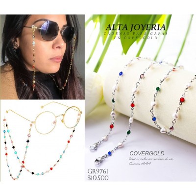 Cadena para gafas en covergold