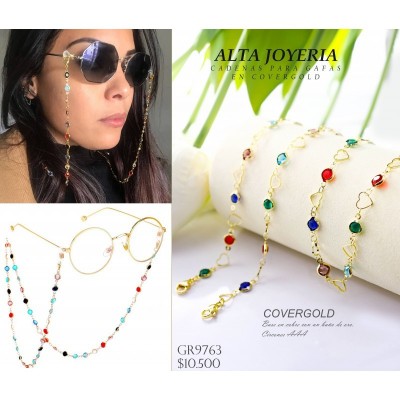 Cadena para gafas en covergold