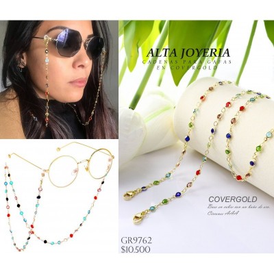 Cadena para gafas en covergold