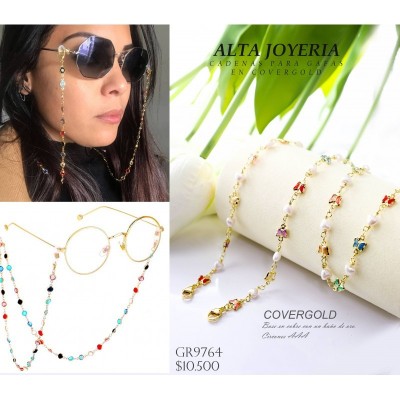 Cadena para gafas en covergold