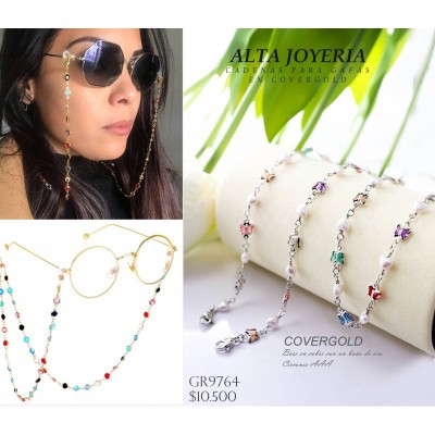 Cadena para gafas en covergold