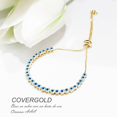 Pulsera de ojo turco en covergold