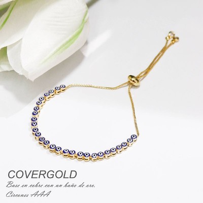 Pulsera de ojo turco en covergold