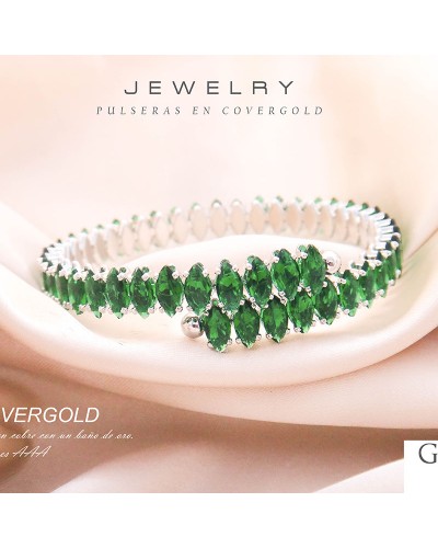Pulsera En Covergold Serpiente