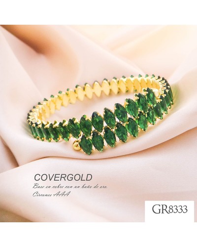 Pulsera En Covergold Serpiente