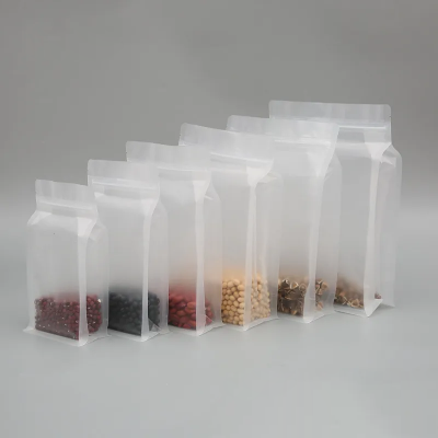Bolsa opaca con fuelle paquete x 50