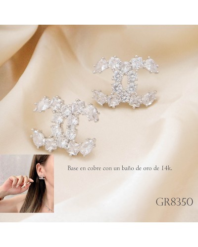 Aretes En Covergold Doble C