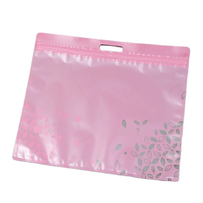 Bolsa hermetica rosada paquete x 100