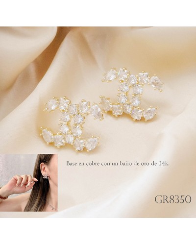 Aretes En Covergold Doble C