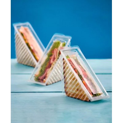 Cada triangular para sandwich paquete x 50
