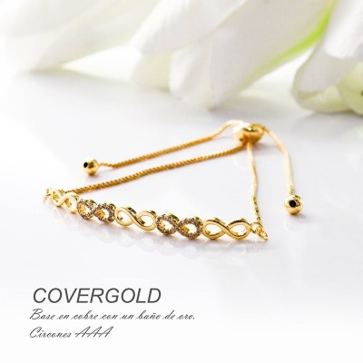 Pulsera de infinito en covergold