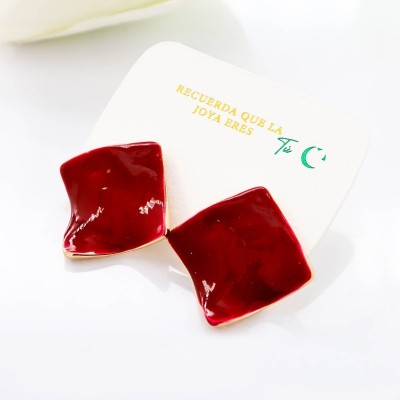 Aretes en covergold con baño en Rodio