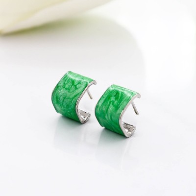 Aretes en covergold con baño en Rodio