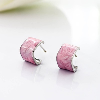 Aretes en covergold con baño en Rodio