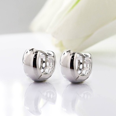 Aretes en covergold con baño en Rodio