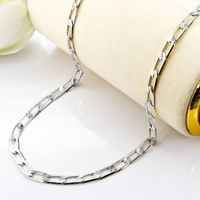 Collar en covergold con baño en Rodio