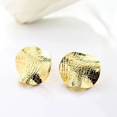 Aretes en covergold con baño en Rodio