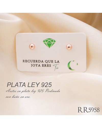 Aretes En Plata Balín