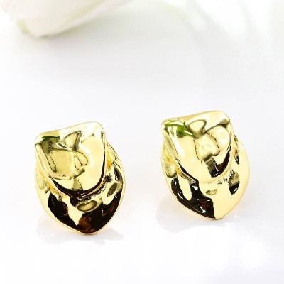 Aretes en covergold con baño en Rodio