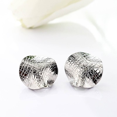 Aretes en covergold con baño en Rodio