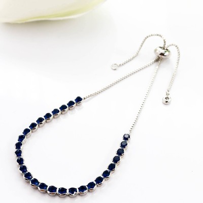 Pulsera en covergold con baño en Rodio
