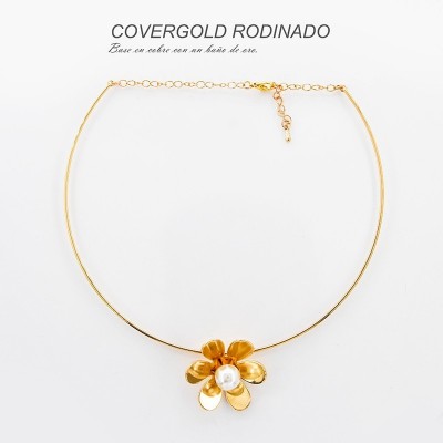 Collar en covergold rodinado